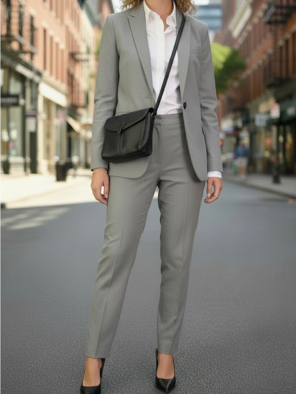 Burberry Black Pebbled Leather Shoulder Bag with Nova Check Interior - Picture 5 of 7